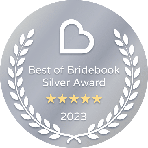Best of Bridebook Silver Award Badge